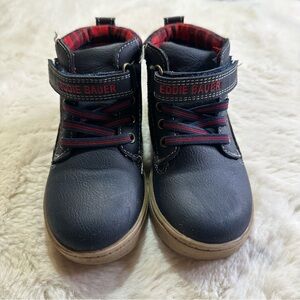 Eddie Bauer Kids' Navy and Red Boots